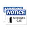 Signmission Nitrogen Gas Sign, Vinyl Decal, 7in W x 5in L, 2PK OS-2PACK-NS-D-57-L-14338 - alternate 1